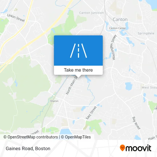 Mapa de Gaines Road