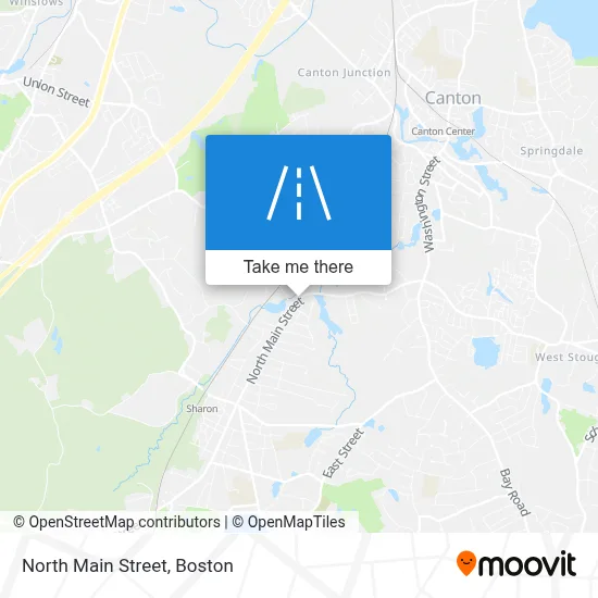 North Main Street map