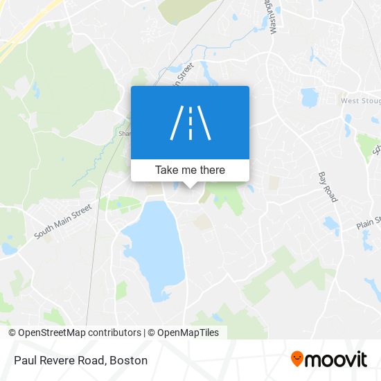 Paul Revere Road map