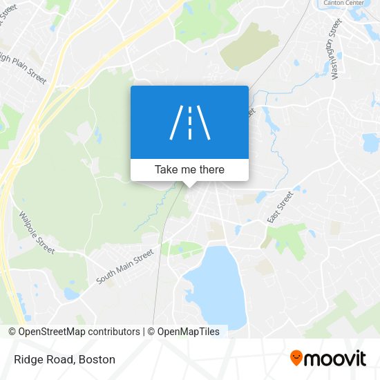Mapa de Ridge Road