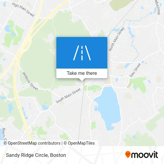 Sandy Ridge Circle map