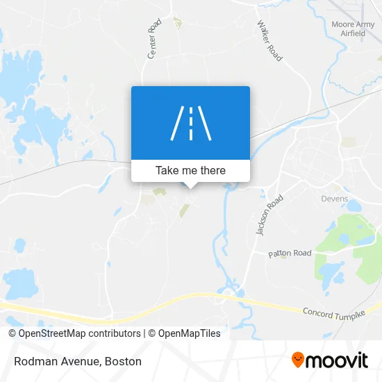 Rodman Avenue map