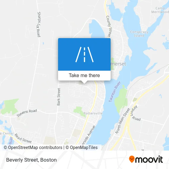 Beverly Street map