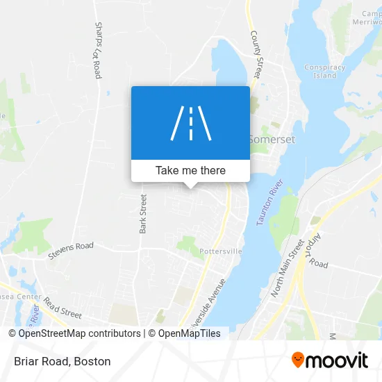 Briar Road map