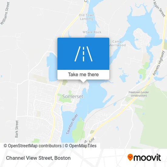 Channel View Street map