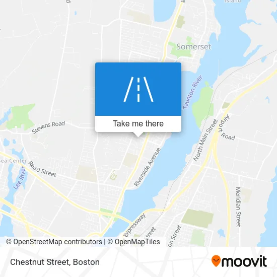 Chestnut Street map
