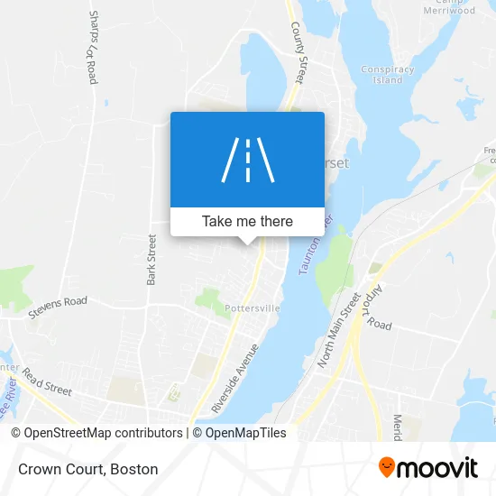 Crown Court map