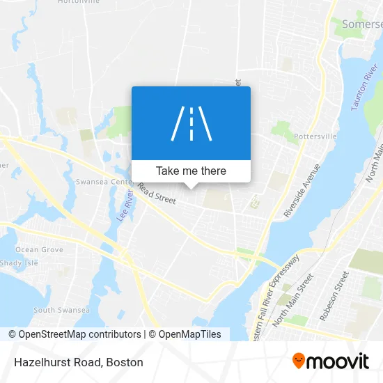 Hazelhurst Road map