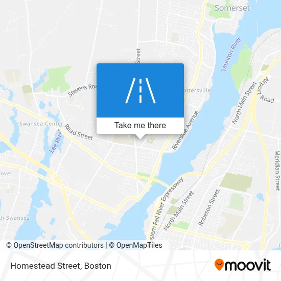 Homestead Street map