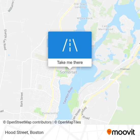 Hood Street map