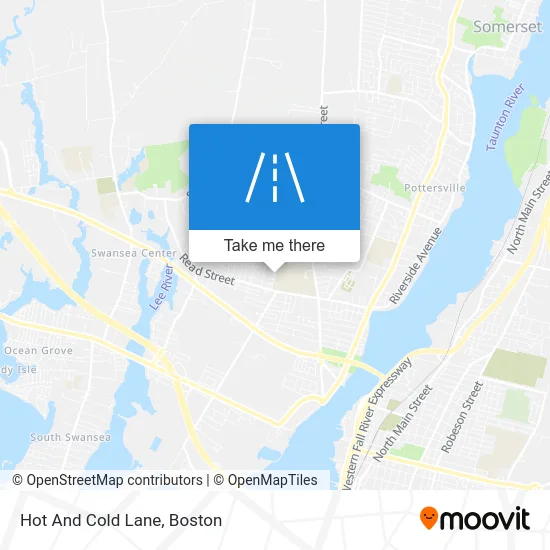 Hot And Cold Lane map