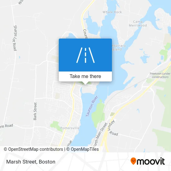 Marsh Street map