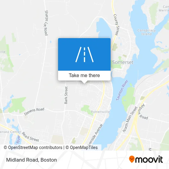 Midland Road map