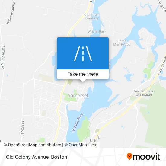 Old Colony Avenue map