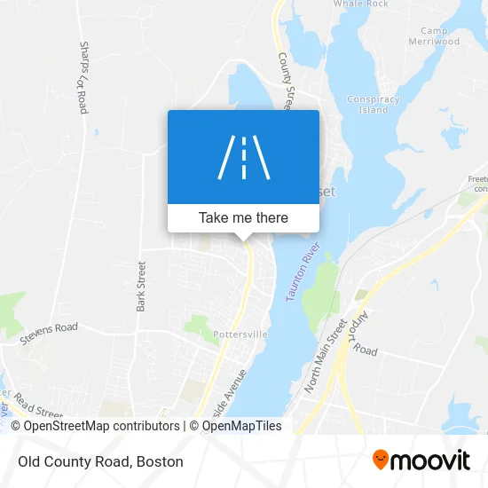 Old County Road map