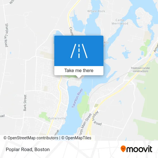 Poplar Road map