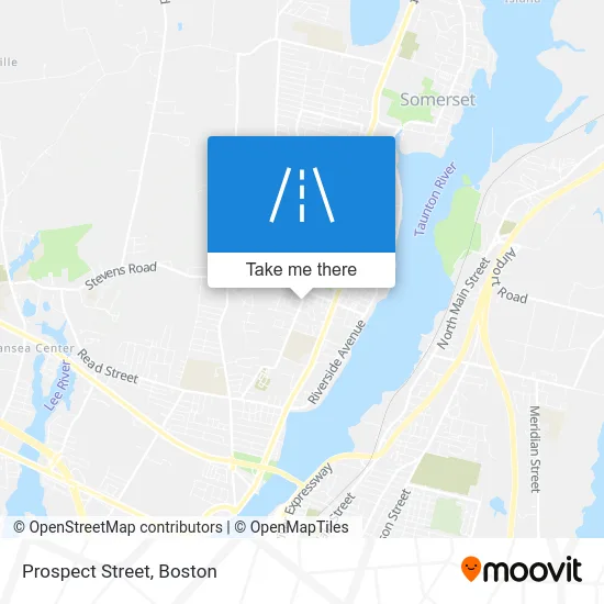 Prospect Street map