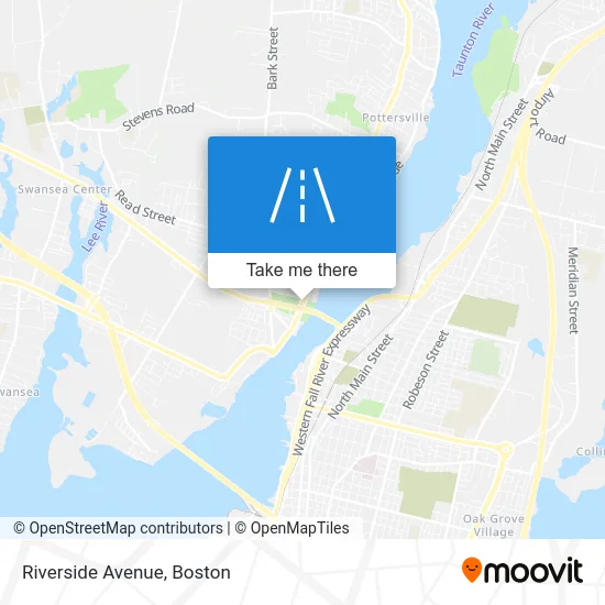 Riverside Avenue map