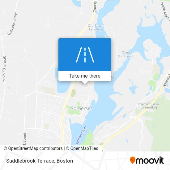Saddlebrook Terrace map