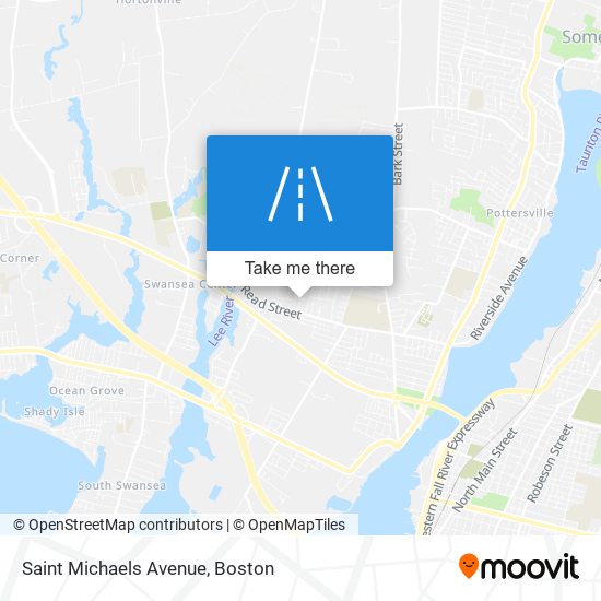 Saint Michaels Avenue map