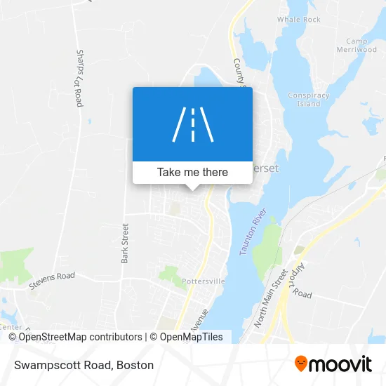 Swampscott Road map