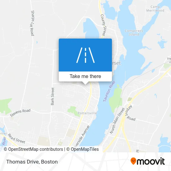 Thomas Drive map