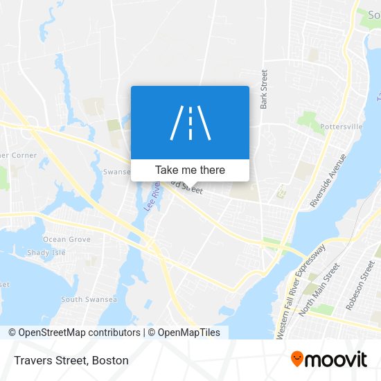 Mapa de Travers Street