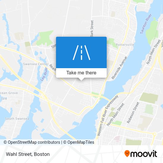 Mapa de Wahl Street