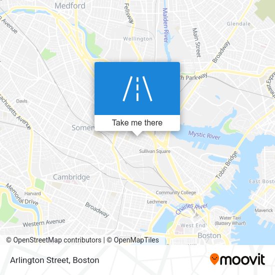 Arlington Street map