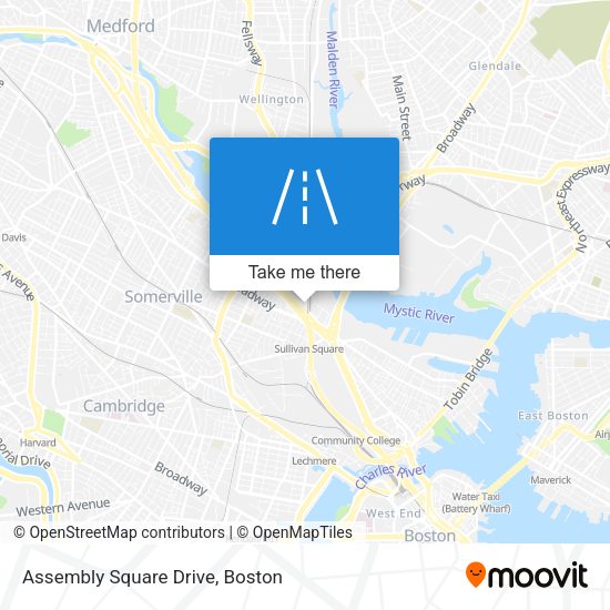Mapa de Assembly Square Drive