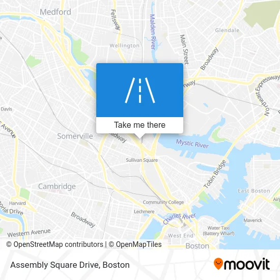 Assembly Square Drive map