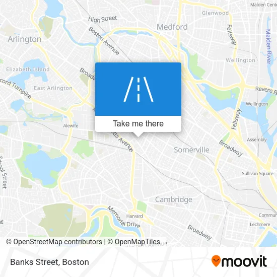 Banks Street map