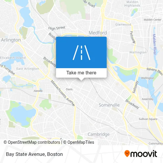 Bay State Avenue map