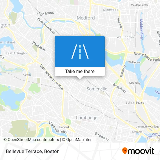 Bellevue Terrace map