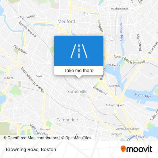 Mapa de Browning Road