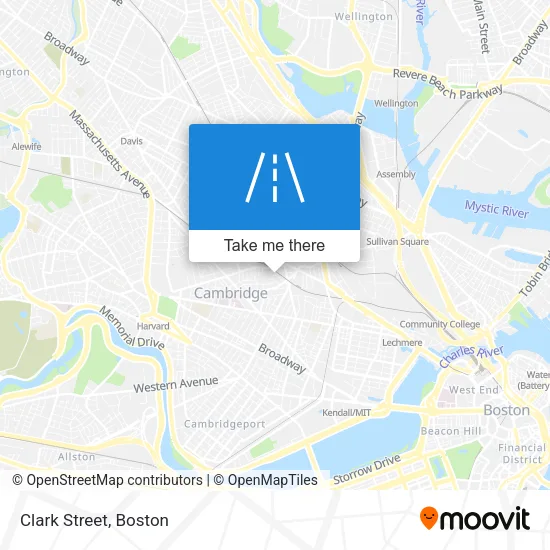 Clark Street map