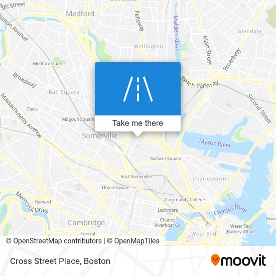 Cross Street Place map