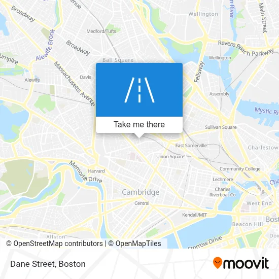 Dane Street map