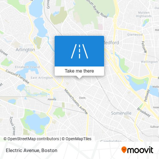 Electric Avenue map