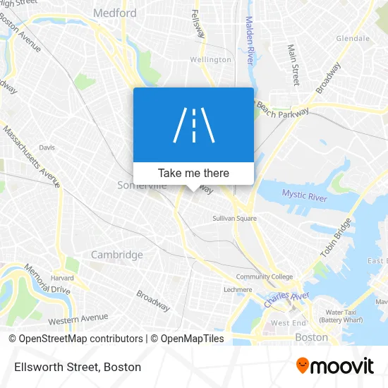 Ellsworth Street map