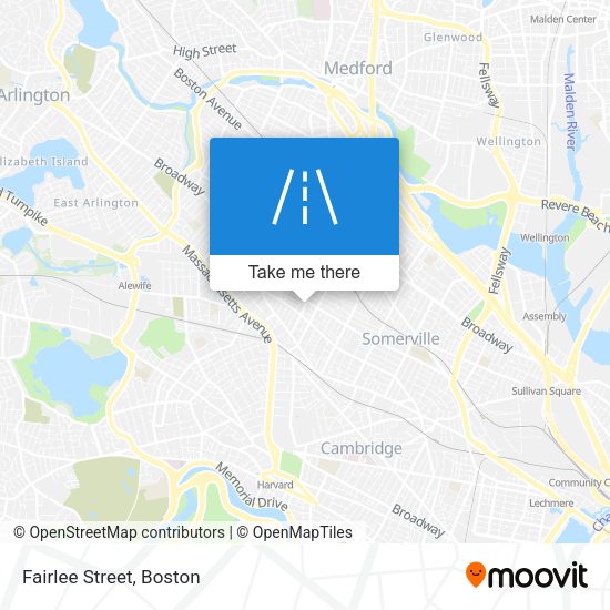 Fairlee Street map