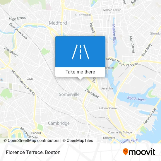 Florence Terrace map