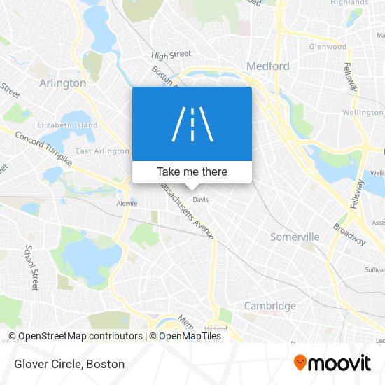 Glover Circle map