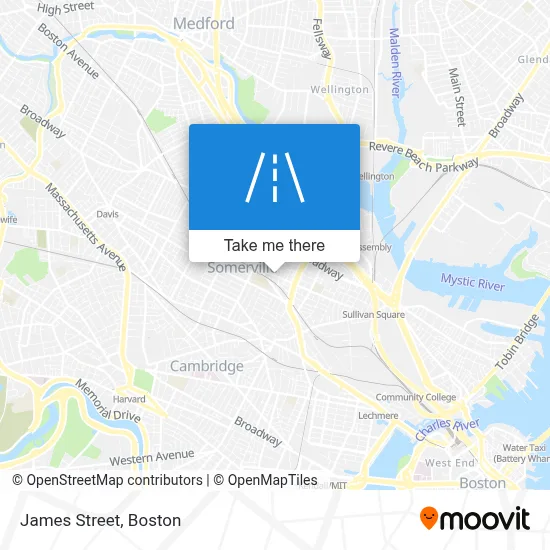 James Street map