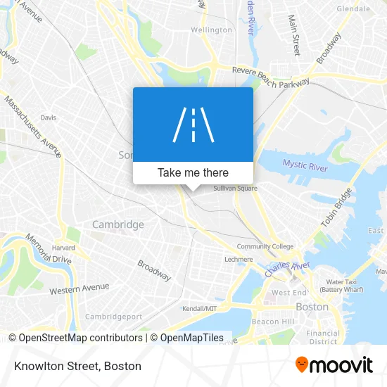 Knowlton Street map