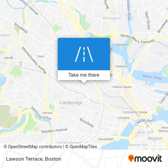 Lawson Terrace map