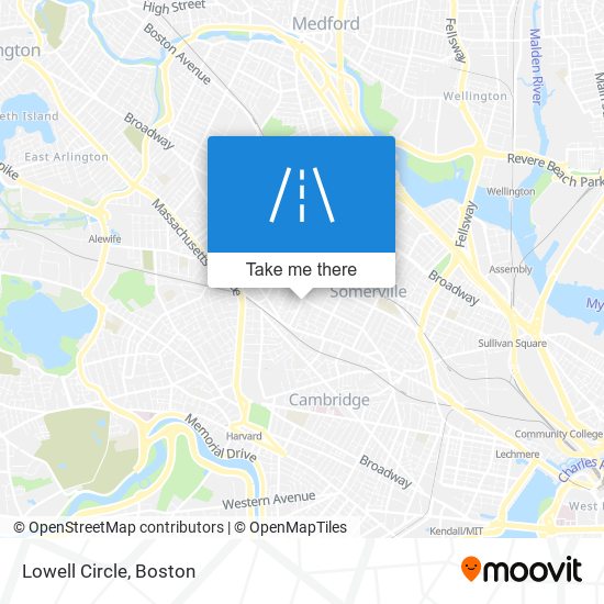 Lowell Circle map