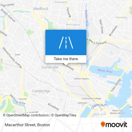 Macarthur Street map
