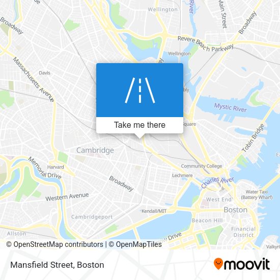 Mansfield Street map