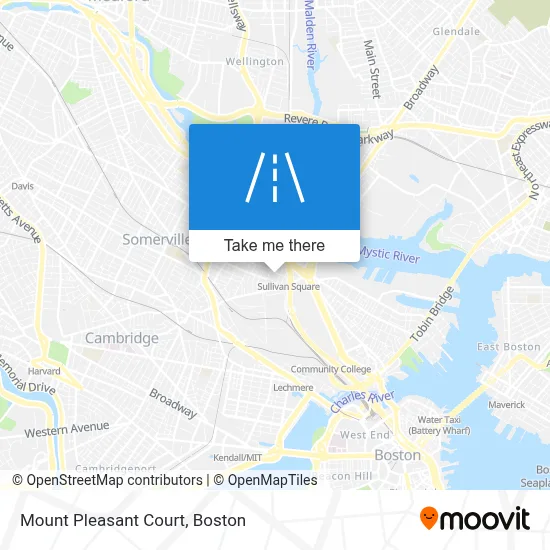 Mount Pleasant Court map